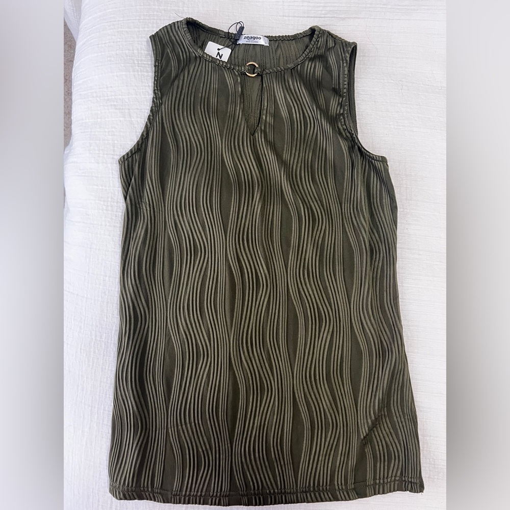 Olive green tank